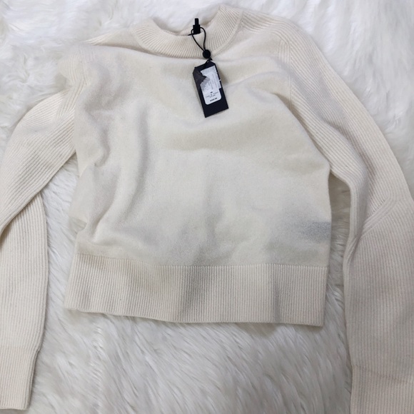 NWT RAG & BONE Logan Crewneck Cashmere Sweater - Picture 4 of 5